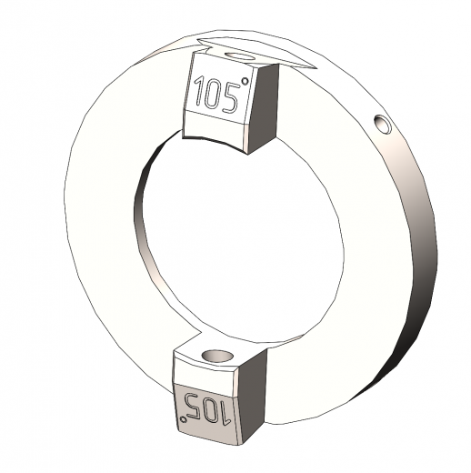 GST-100013 Держатель инжектора двухместный  105° / 105°